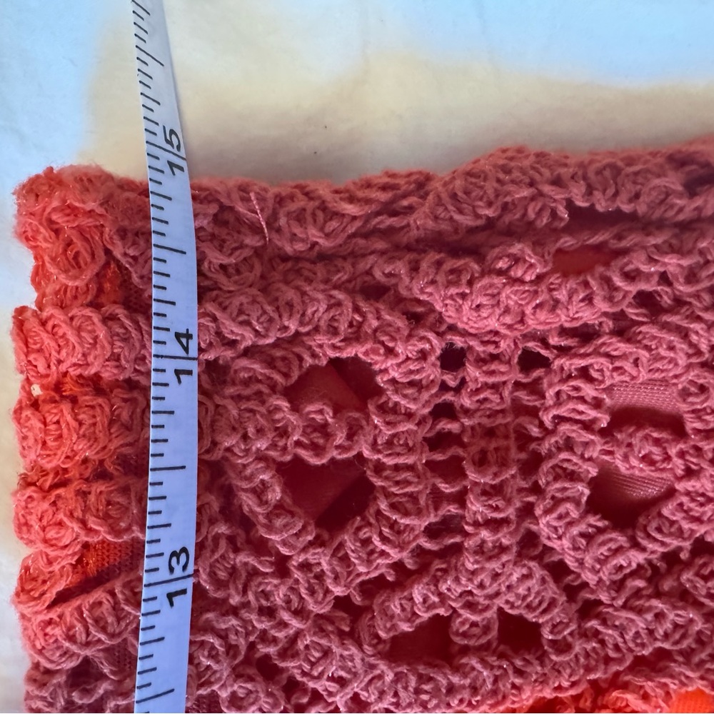 NWT MAX&Co. Coral Crochet Midi Skirt | Cotton Jersey Lining MaxMara - Picture 10 of 11